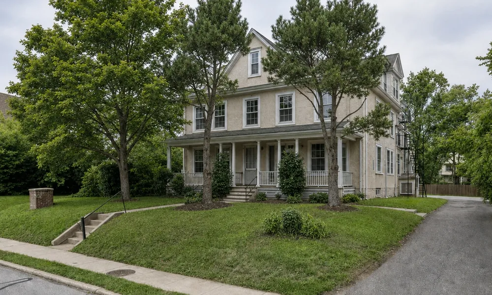 Exterior view of David Court