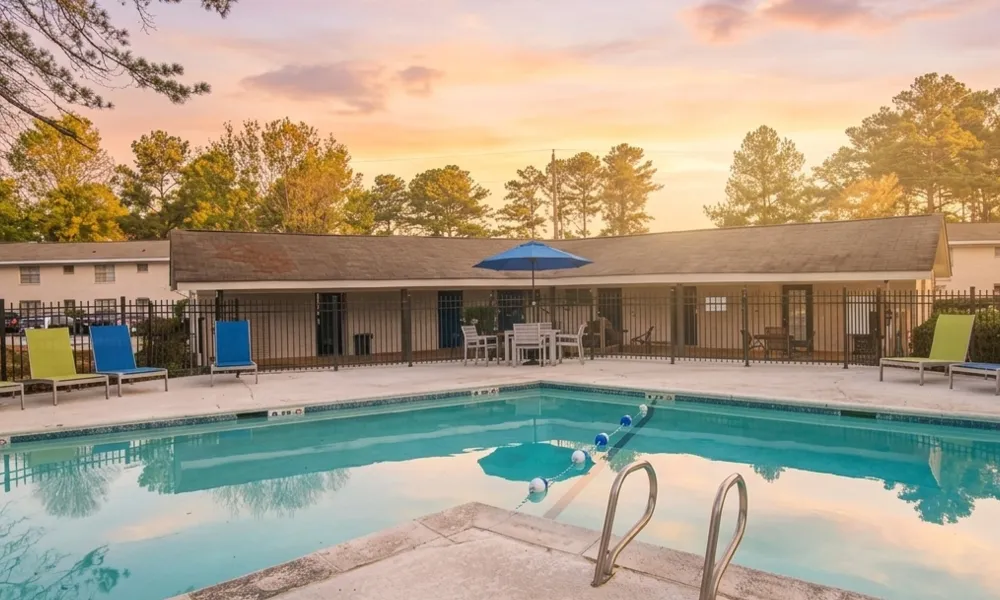 Exterior view of The Woods at Fair Oaks