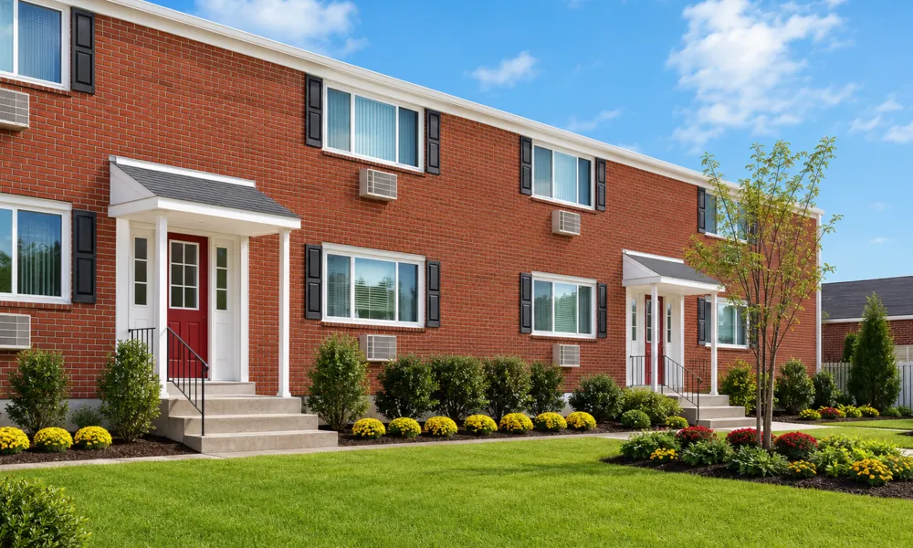 Exterior view of Stewart Lane Apartments
