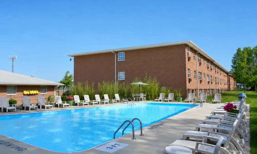 Exterior view of Stonecrest Apartments