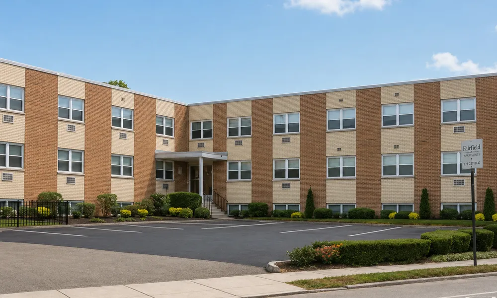 Exterior view of Walnut Lane Apartments