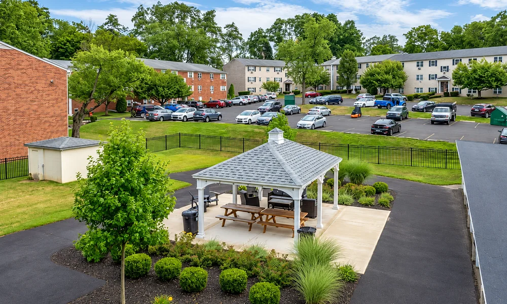 Exterior view of Westbury Apartments